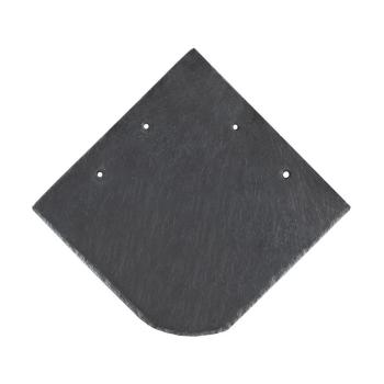(1 m² = 40 St.) 20x20 cm Naturschiefer Schiefer Dach Fassade Gaube Wabe universal Bogen Uni